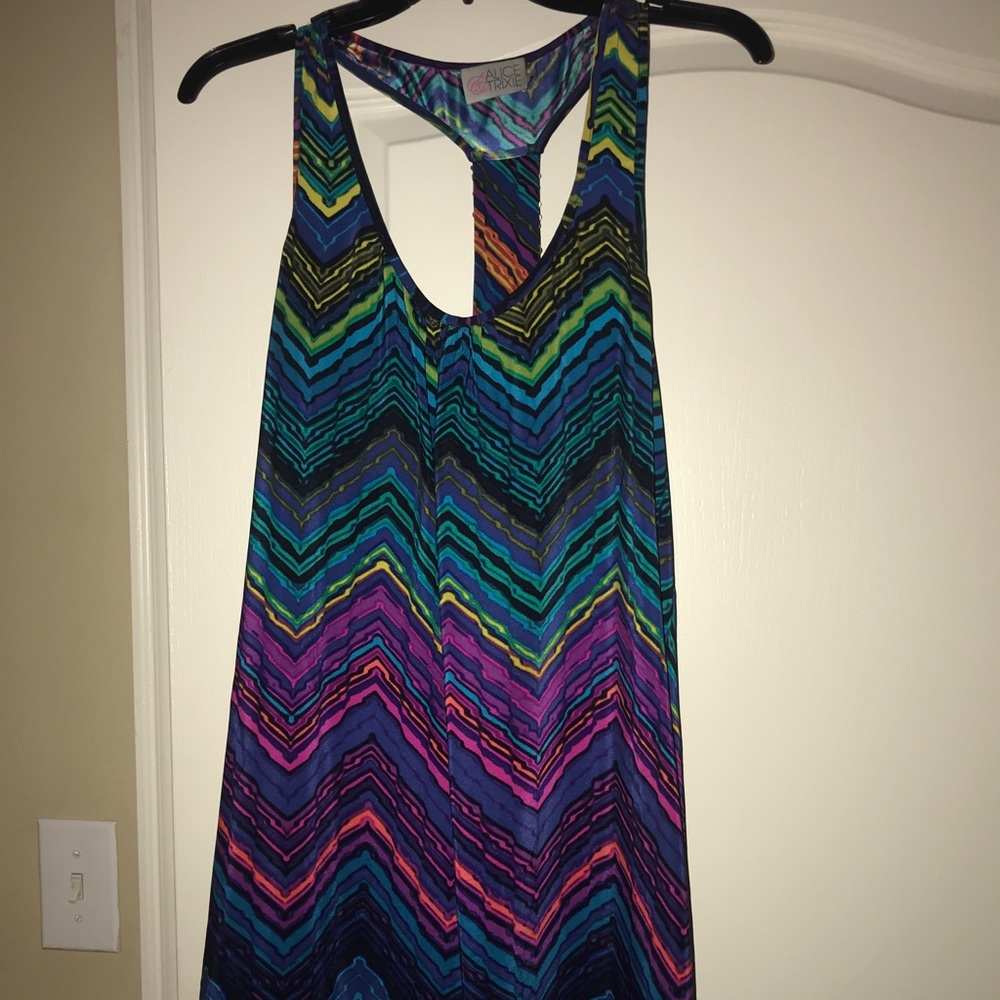 Alice & Trixie size M multi-color racerback dress